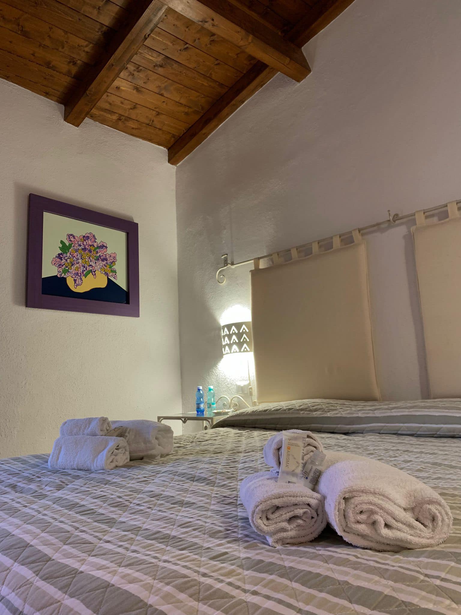 Dettaglio biancheria della Camera 104