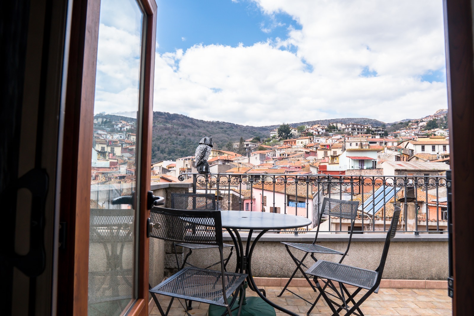 Terrazza panoramica della Suite Cucumiao
